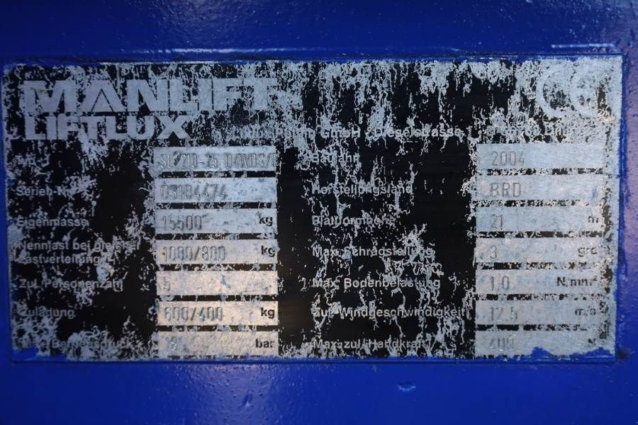 Teleskoparbeitsbühne des Typs Liftlux SL210-25D4WDS/P Diesel, Hydraulic Deck Extension,, Gebrauchtmaschine in Groenlo (Bild 7)