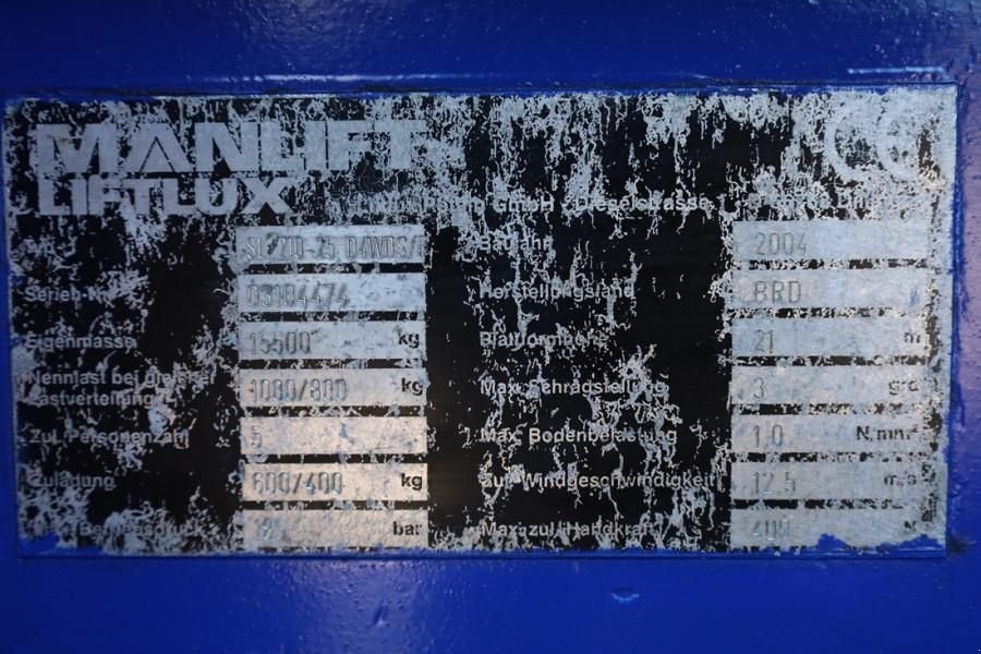 Teleskoparbeitsbühne of the type Liftlux SL210-25D4WDS/P Diesel, Hydraulic Deck Extension,, Gebrauchtmaschine in Groenlo (Picture 7)