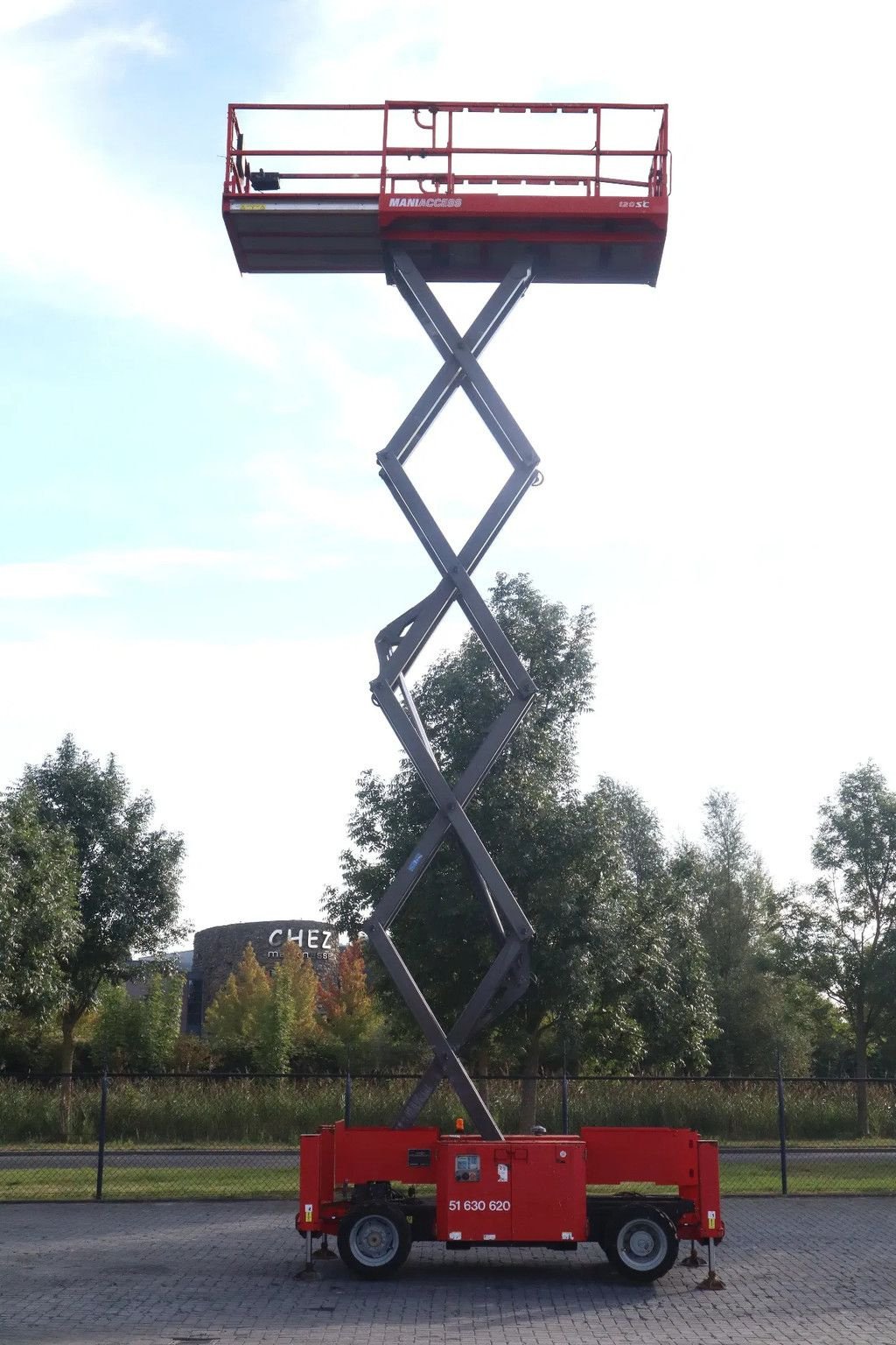 Teleskoparbeitsbühne tipa Manitou 120 SC -2 12 METER 454 KG, Gebrauchtmaschine u Marknesse (Slika 4)