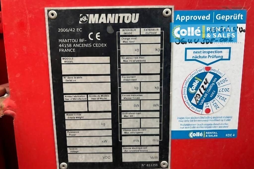 Teleskoparbeitsbühne typu Manitou 150 AETJ C 2013, Gebrauchtmaschine v Sittard (Obrázek 10)