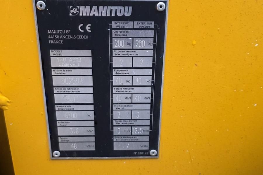 Teleskoparbeitsbühne tipa Manitou 150AETJ Compact As-Is, Weak Batteries, Electric, 1, Gebrauchtmaschine u Groenlo (Slika 7)