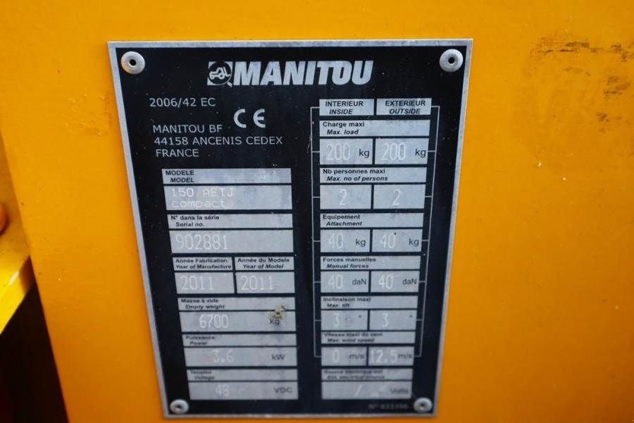 Teleskoparbeitsbühne του τύπου Manitou 150AETJ Compact Electric, 15m Working Height, 6.5m, Gebrauchtmaschine σε Groenlo (Φωτογραφία 7)
