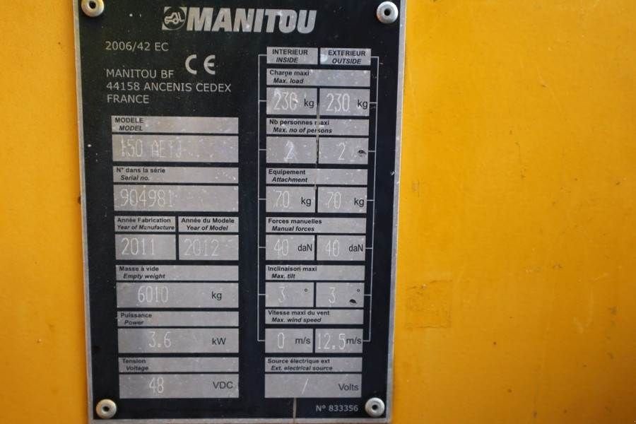 Teleskoparbeitsbühne типа Manitou 150AETJ Electric, 15m Working Height, 6.5m Reach,, Gebrauchtmaschine в Groenlo (Фотография 7)