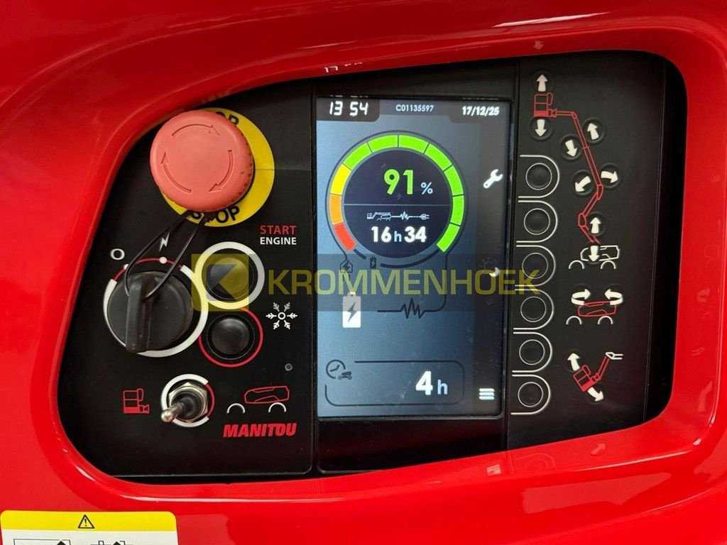 Teleskoparbeitsbühne del tipo Manitou 160 ATJ-E Plus, Neumaschine In Apeldoorn (Immagine 8)