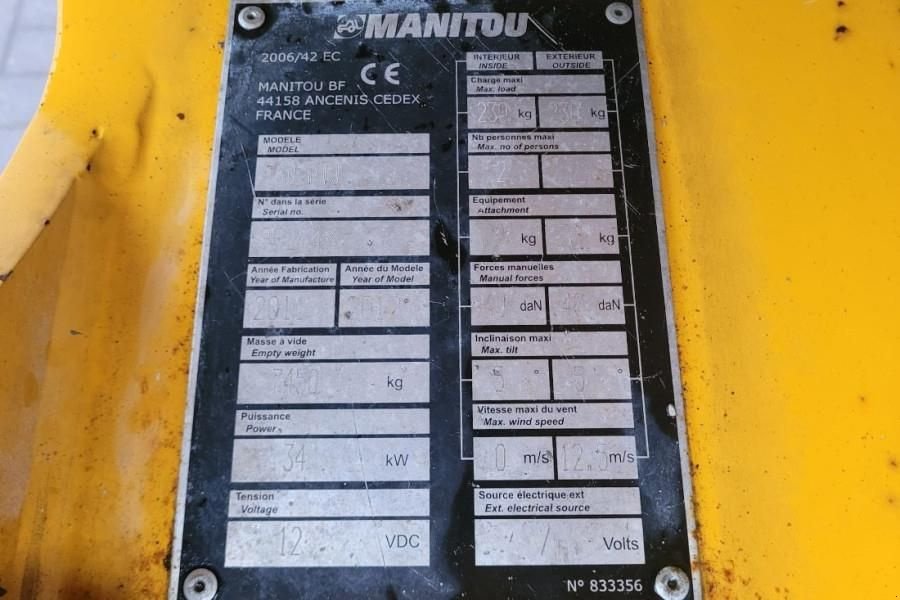 Teleskoparbeitsbühne des Typs Manitou 160ATJ As-Is, Diesel, 4x4x4, 16m Working Height, 8, Gebrauchtmaschine in Groenlo (Bild 7)