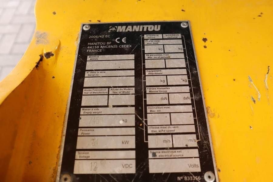 Teleskoparbeitsbühne tip Manitou 160ATJ Diesel, 4x4x4 Drive, 16m Working Height, 8., Gebrauchtmaschine in Groenlo (Poză 7)