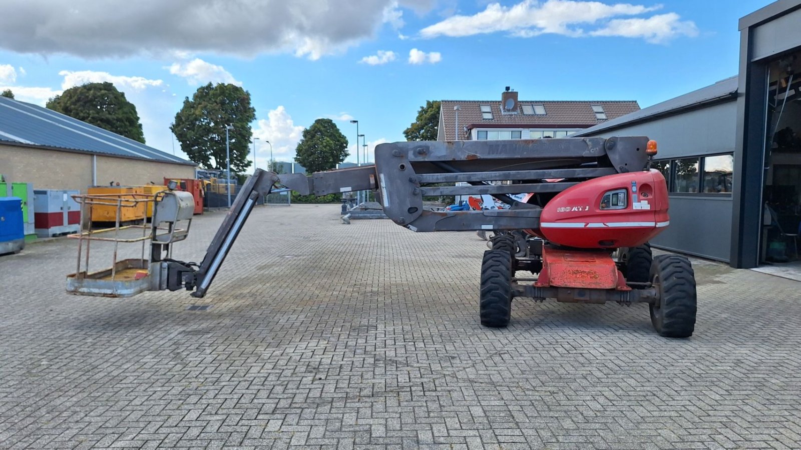 Teleskoparbeitsbühne Türe ait Manitou 180 ATJ, Gebrauchtmaschine içinde Dronten (resim 5)