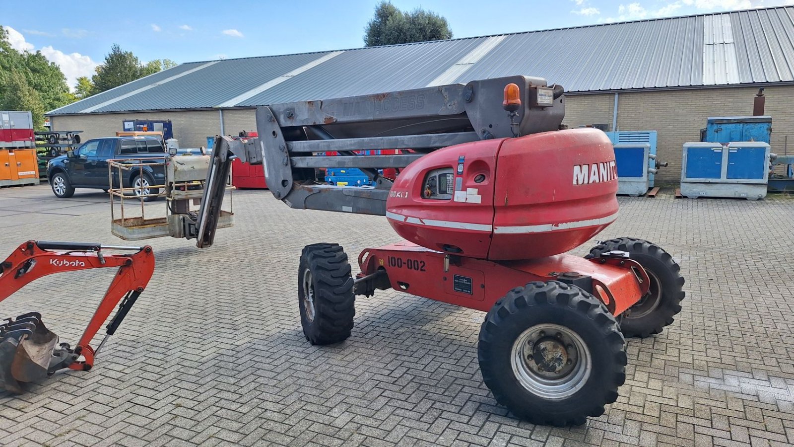 Teleskoparbeitsbühne Türe ait Manitou 180 ATJ, Gebrauchtmaschine içinde Dronten (resim 4)