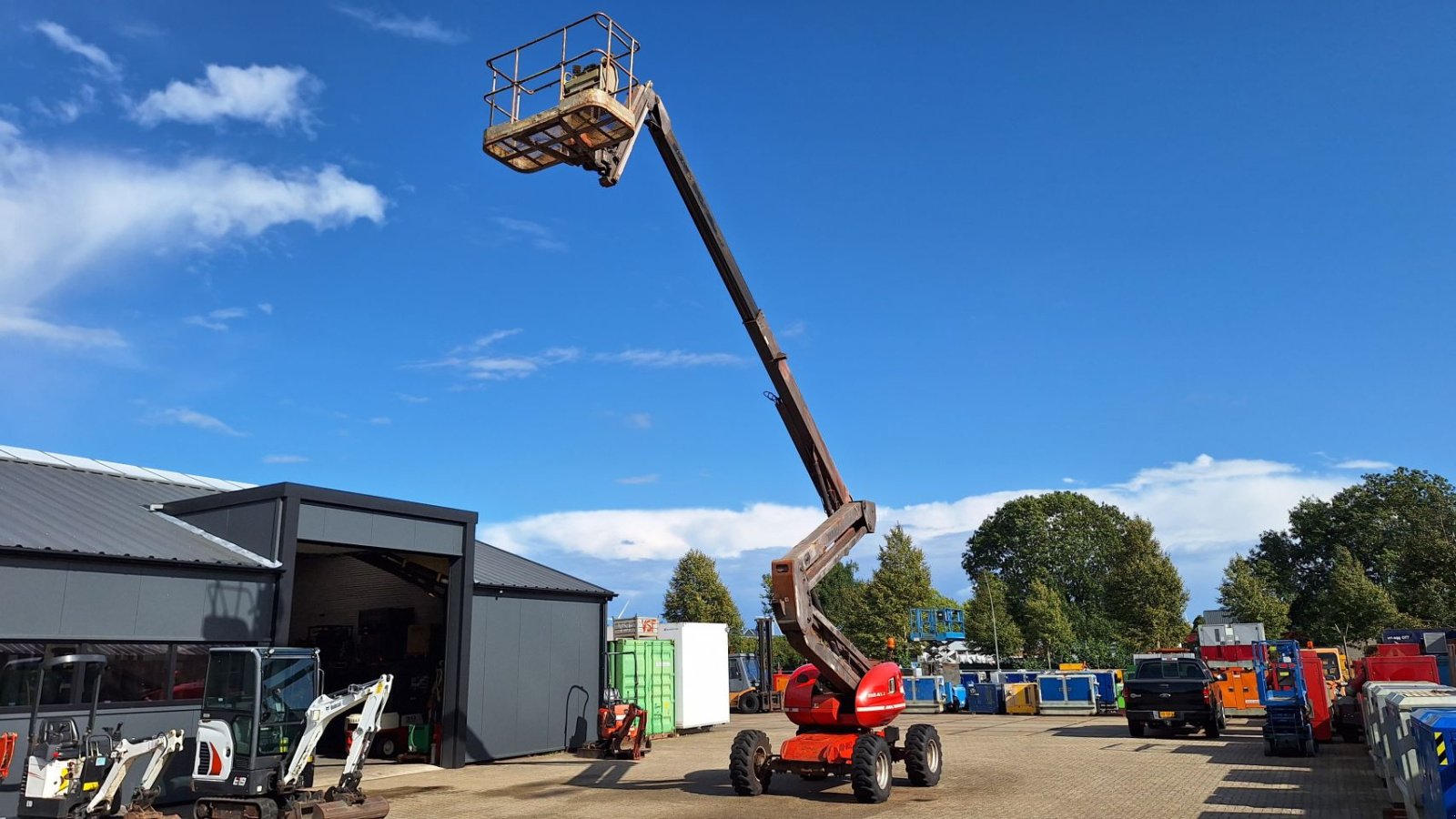 Teleskoparbeitsbühne Türe ait Manitou 180 ATJ, Gebrauchtmaschine içinde Dronten (resim 2)
