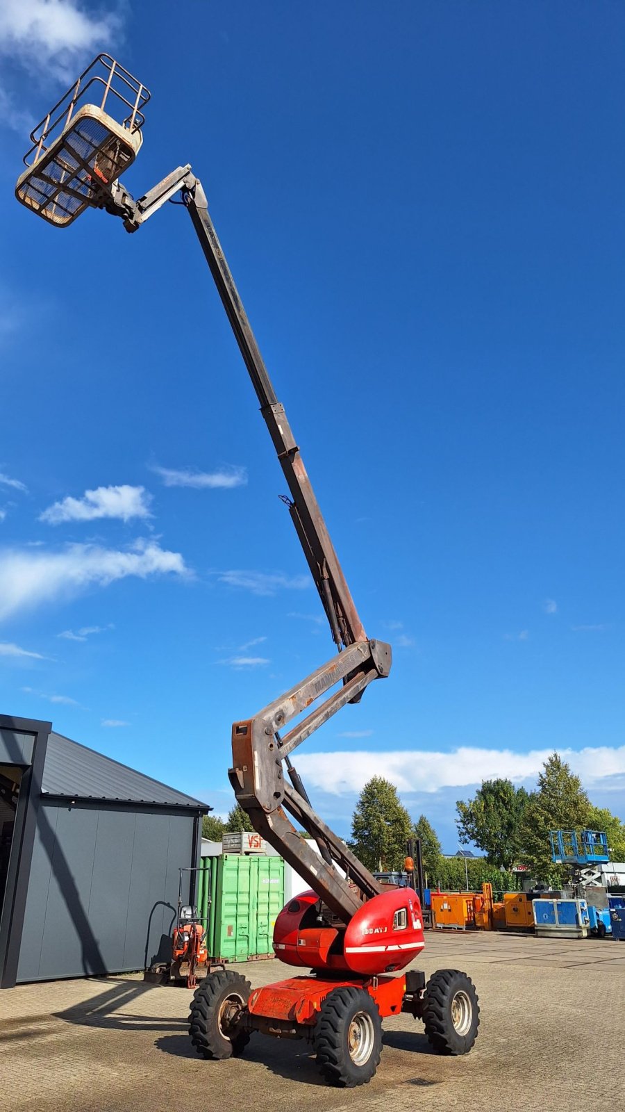 Teleskoparbeitsbühne Türe ait Manitou 180 ATJ, Gebrauchtmaschine içinde Dronten (resim 1)