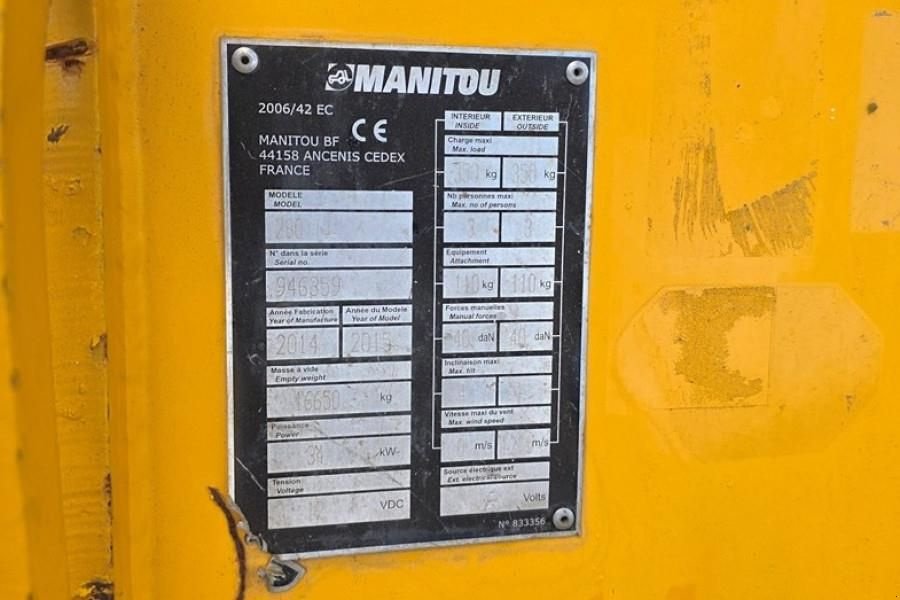 Teleskoparbeitsbühne des Typs Manitou 280 TJ As-Is, Engine Missing, 28m Working height,, Gebrauchtmaschine in Groenlo (Bild 7)