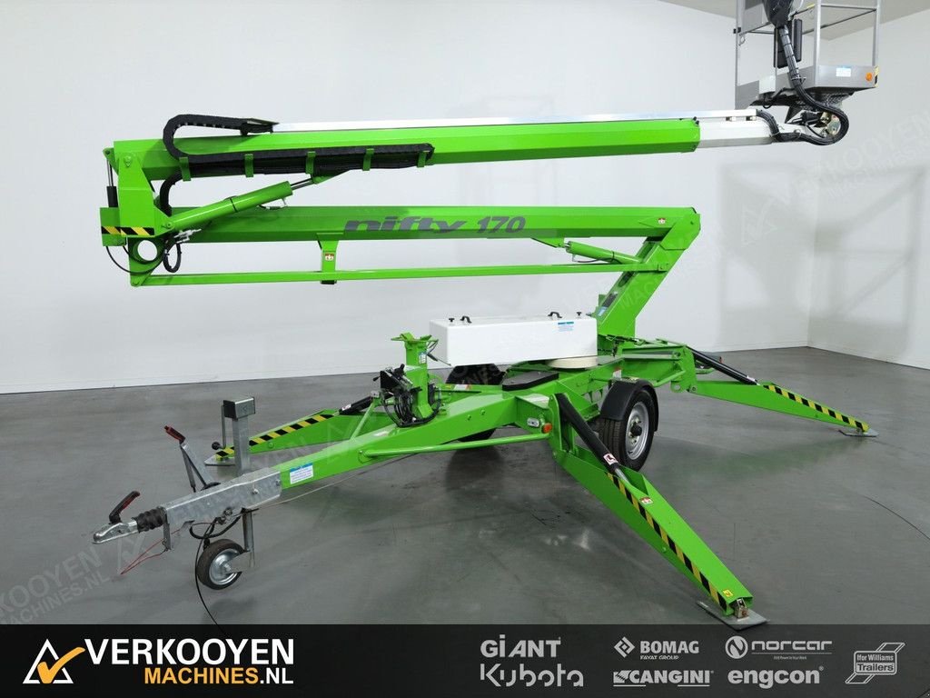 Teleskoparbeitsbühne des Typs Niftylift 170HE Accu Spinhoogwerker Aanhanger Nieuwe Accu&#039;s!, Gebrauchtmaschine in Vessem (Bild 4)