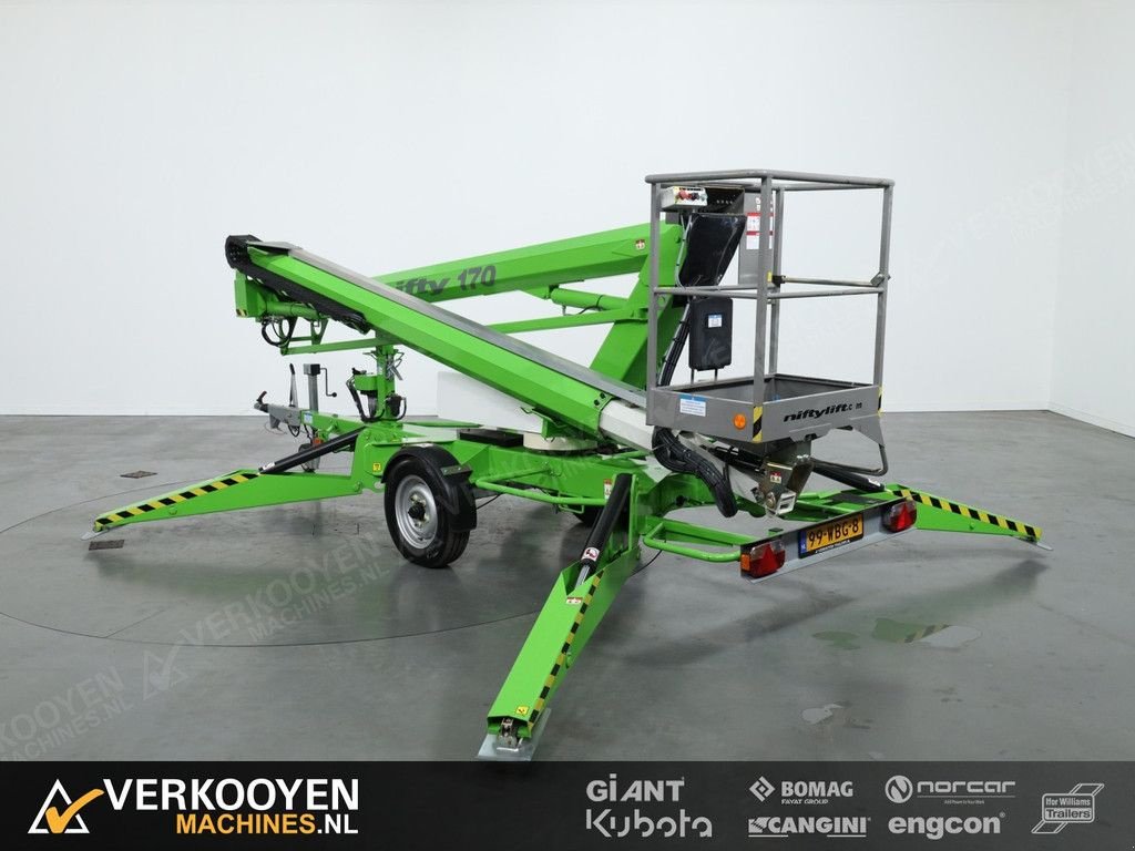 Teleskoparbeitsbühne des Typs Niftylift 170HE Accu Spinhoogwerker Aanhanger Nieuwe Accu&#039;s!, Gebrauchtmaschine in Vessem (Bild 11)