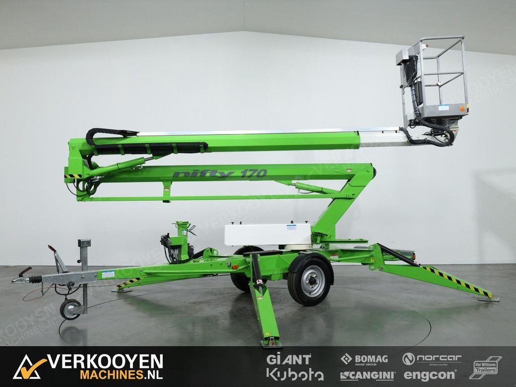 Teleskoparbeitsbühne des Typs Niftylift 170HE Accu Spinhoogwerker Aanhanger Nieuwe Accu&#039;s!, Gebrauchtmaschine in Vessem (Bild 3)