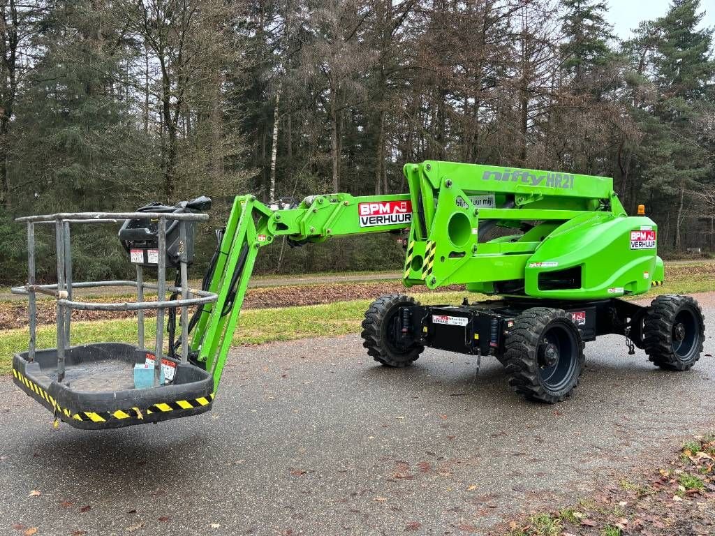 Teleskoparbeitsbühne типа Niftylift HR 21 D 4x4 21m knikarmhoogwerker nifty diesel, Gebrauchtmaschine в Hooge mierde (Фотография 1)