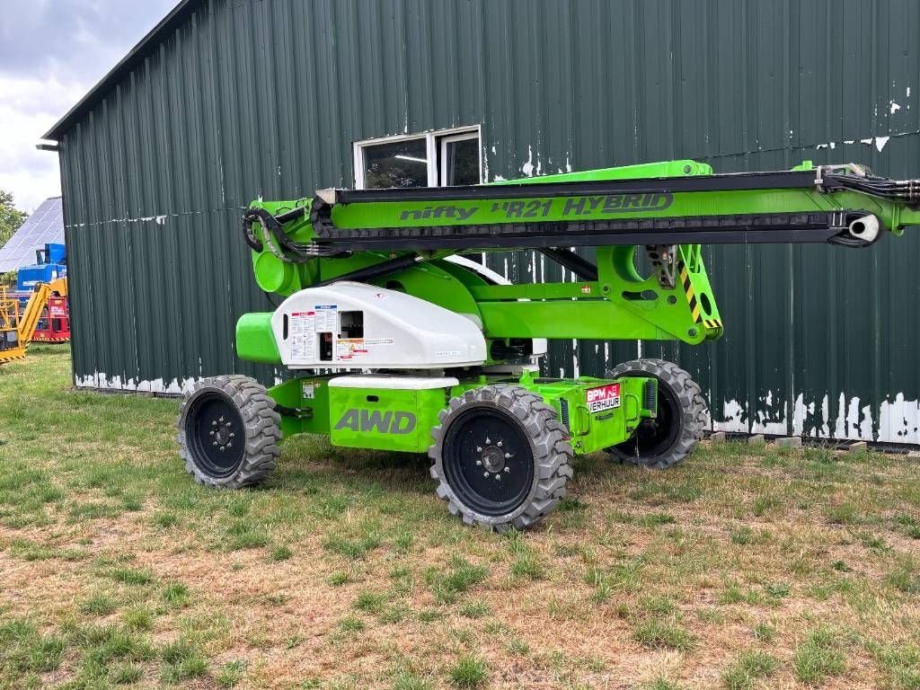 Teleskoparbeitsbühne des Typs Niftylift HR 21 HYBRID 4x4 21m nifty knikarmhoogwerker, Gebrauchtmaschine in Hooge mierde (Bild 4)