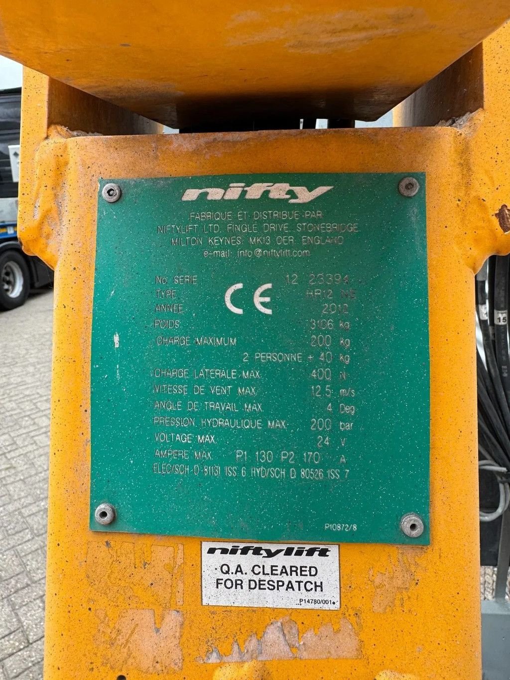 Teleskoparbeitsbühne типа Niftylift HR12NE Hoogwerker Knikarmhoogwerker, Gebrauchtmaschine в Hedel (Фотография 10)