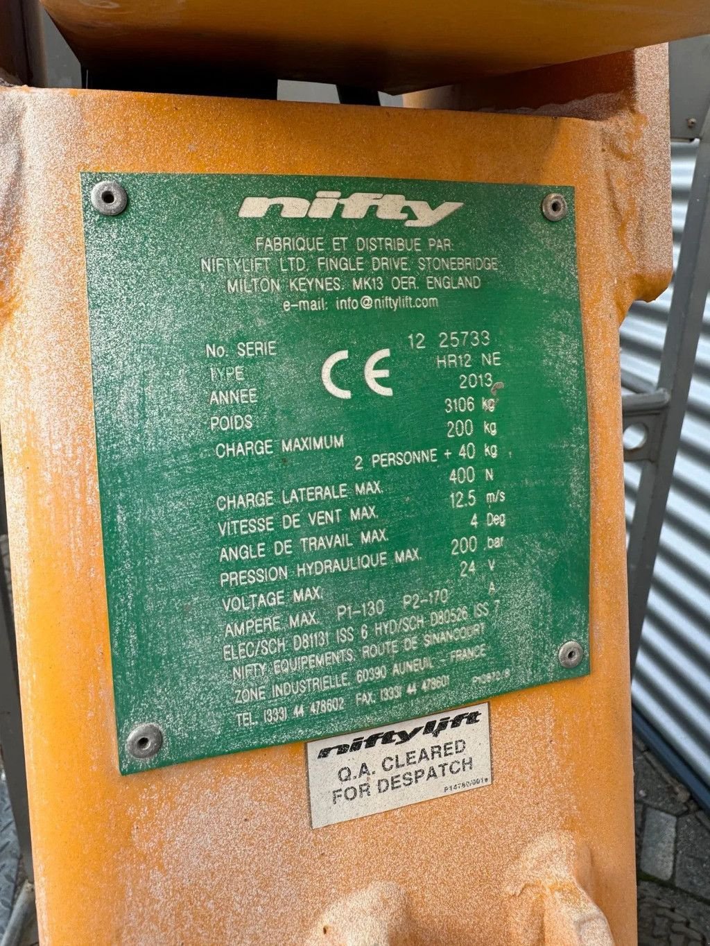 Teleskoparbeitsbühne vrste Niftylift HR12NE Hoogwerker Knikarmhoogwerker, Gebrauchtmaschine v Hedel (Slika 8)