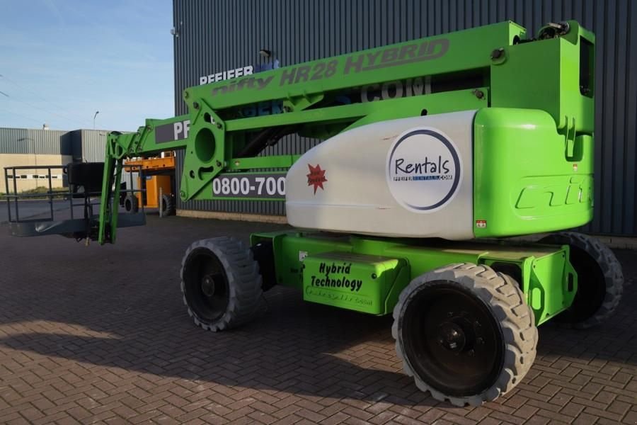 Teleskoparbeitsbühne от тип Niftylift HR28 HYBRIDE Hybrid, 4x4 Drive, 28m Working Height, Gebrauchtmaschine в Groenlo (Снимка 9)
