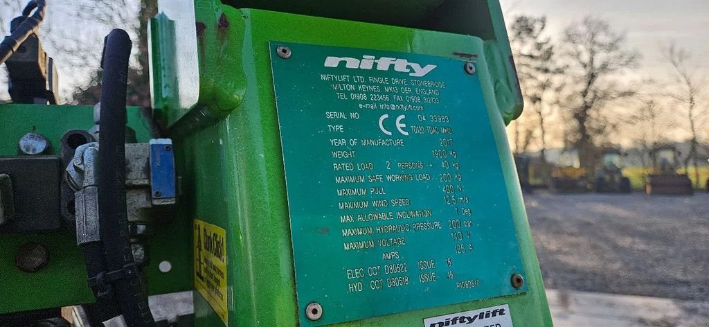 Teleskoparbeitsbühne от тип Niftylift TD 120T, Gebrauchtmaschine в Scharsterbrug (Снимка 6)