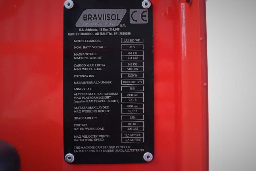 Teleskoparbeitsbühne tip Sonstige Bravi LUI HD WD Leonardo New, Electric, 4.90m Working He, Gebrauchtmaschine in Groenlo (Poză 8)