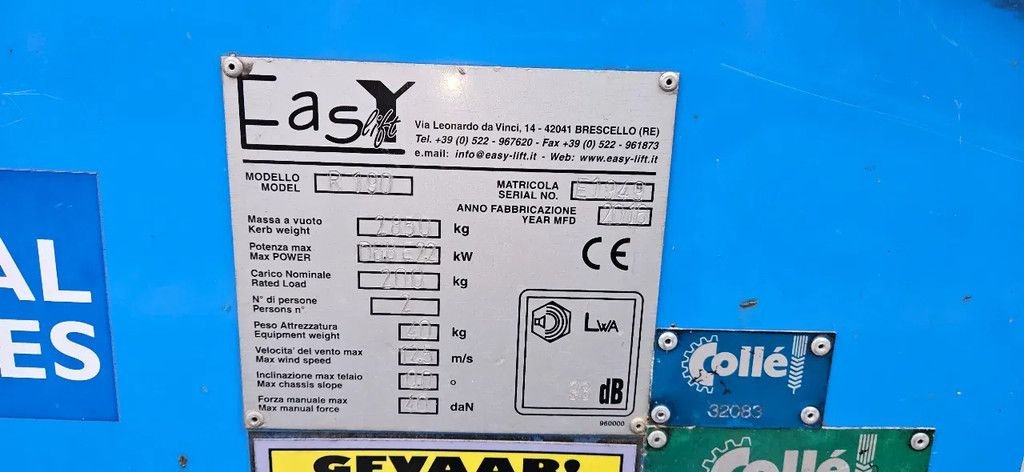 Teleskoparbeitsbühne typu Sonstige EasyLift R190, Gebrauchtmaschine v Scharsterbrug (Obrázek 7)