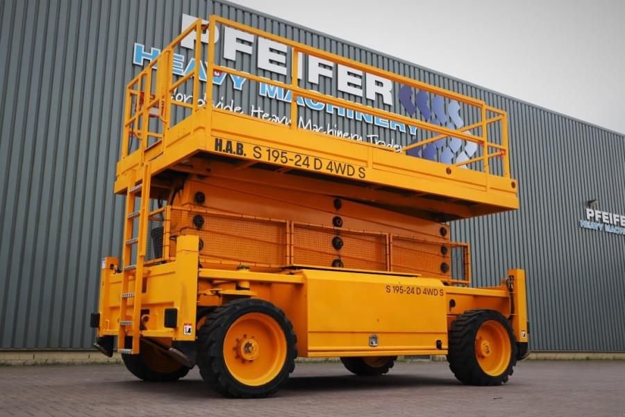 Teleskoparbeitsbühne tipa Sonstige HAB S195-24 D4WDS Diesel, 4x4 Drive, 19.5m Working Hei, Gebrauchtmaschine u Groenlo (Slika 1)