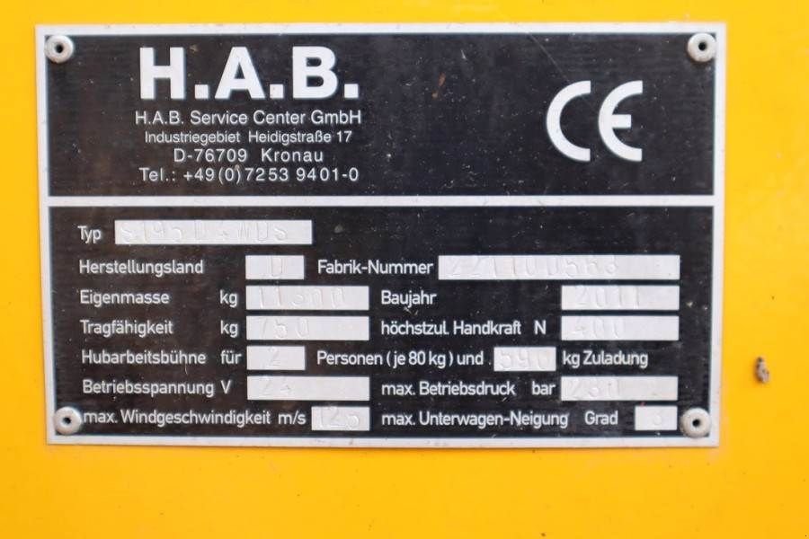 Teleskoparbeitsbühne типа Sonstige HAB S195-24 D4WDS Diesel, 4x4 Drive, 19.5m Working Hei, Gebrauchtmaschine в Groenlo (Фотография 8)