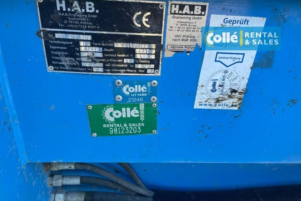 Teleskoparbeitsbühne типа Sonstige HAB S225-24D 4WDS 22M 2017, Gebrauchtmaschine в Sittard (Фотография 8)