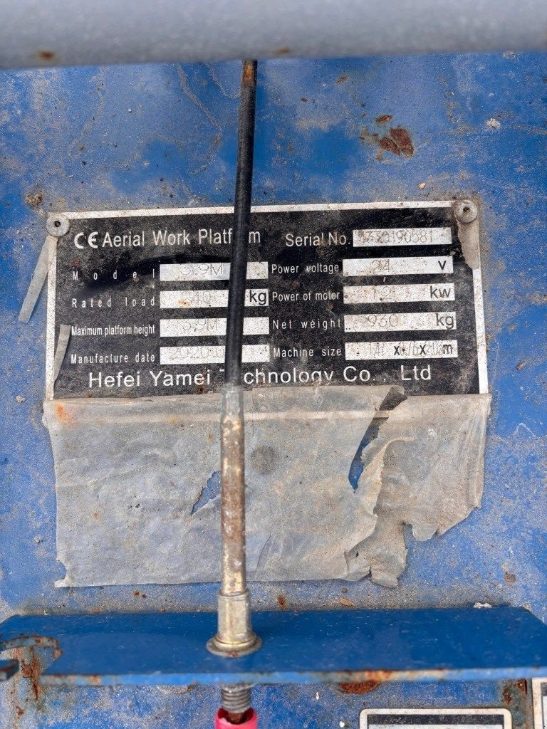 Teleskoparbeitsbühne του τύπου Sonstige Hefei Yamei 3.9M, Gebrauchtmaschine σε Oud Gastel (Φωτογραφία 5)