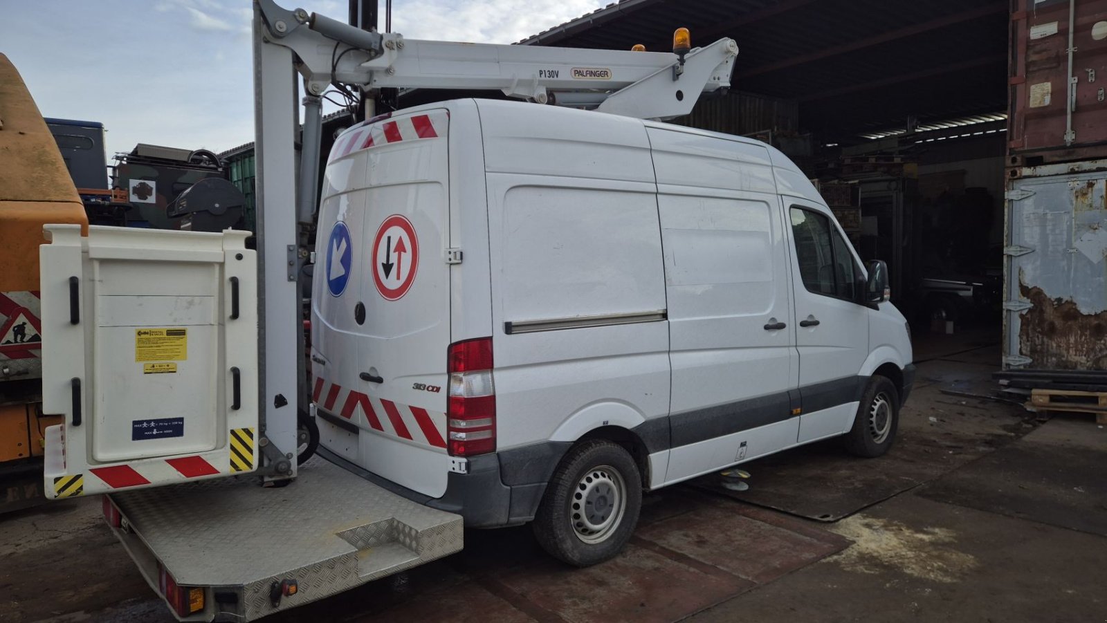 Teleskoparbeitsbühne tip Sonstige Mercedes Benz 313 CDI, Gebrauchtmaschine in VIANEN (UT) (Poză 2)