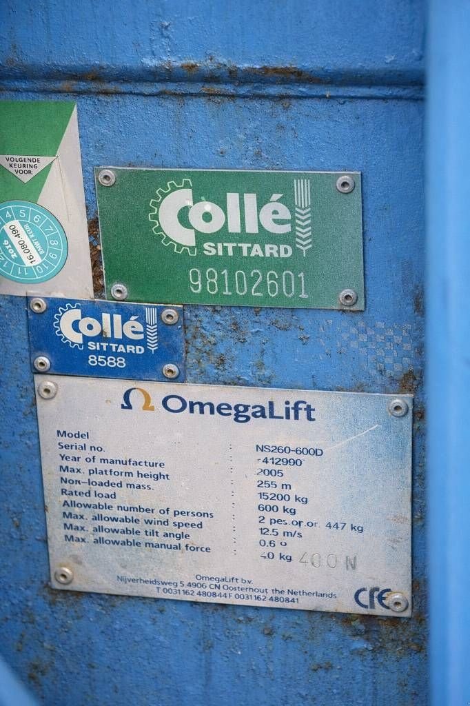 Teleskoparbeitsbühne Türe ait Sonstige Omega NS260 2007, Gebrauchtmaschine içinde Sittard (resim 7)