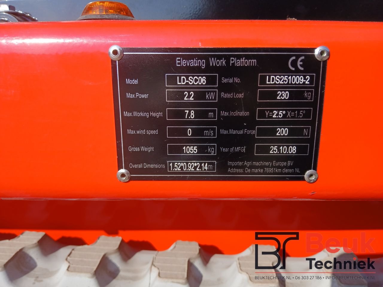Teleskoparbeitsbühne типа Sonstige rexus LD-SC06, Neumaschine в LUNTEREN (Фотография 9)