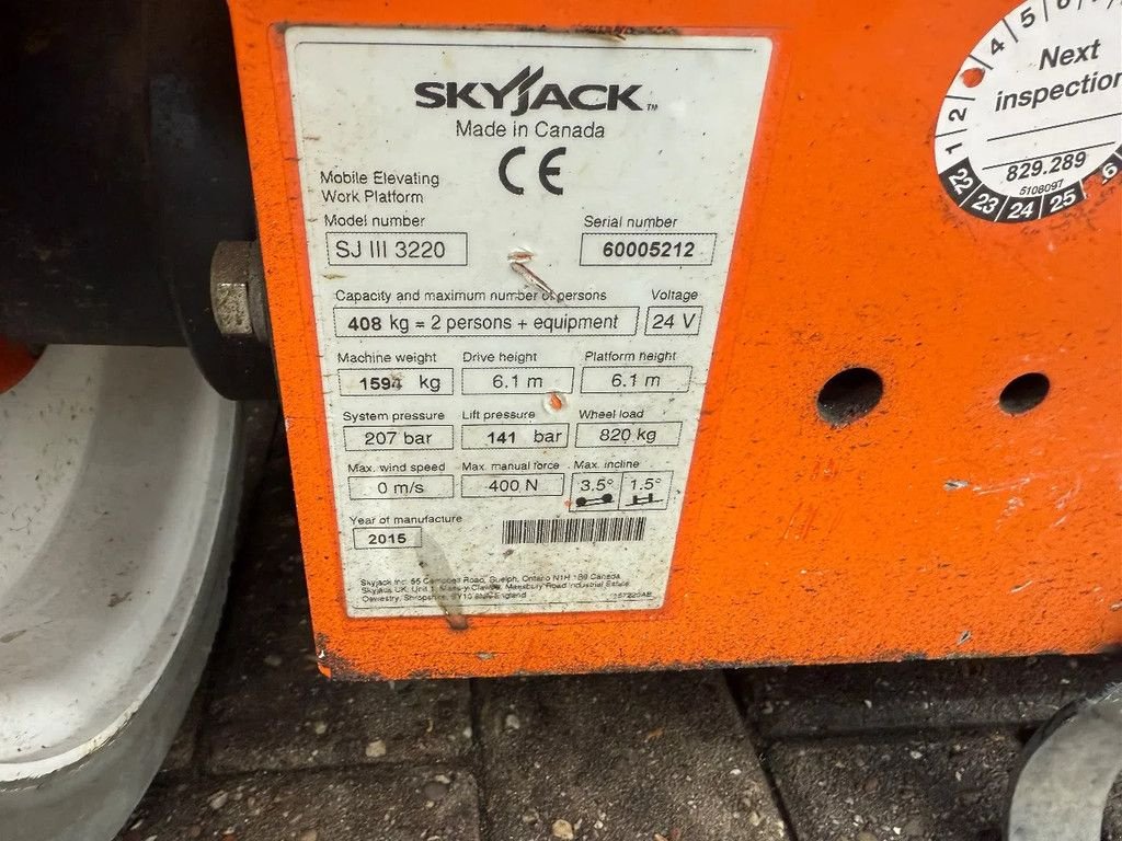 Teleskoparbeitsbühne типа Sonstige Sky Jack 3220, Gebrauchtmaschine в Staphorst (Фотография 4)