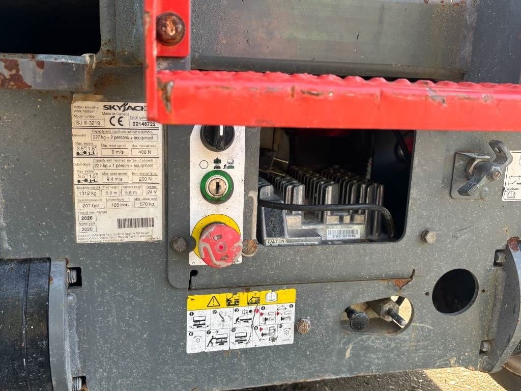 Teleskoparbeitsbühne tip Sonstige Sky Jack SJ3219 8m schaarhoogwerker elektro schaarlift, Gebrauchtmaschine in Hooge mierde (Poză 9)