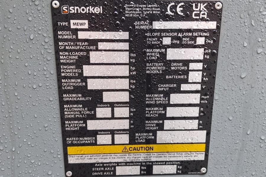 Teleskoparbeitsbühne tipa Sonstige Snorkel 660SJ Valid Inspection, *Guarantee! CE, Diesel, 4x, Gebrauchtmaschine u Groenlo (Slika 7)