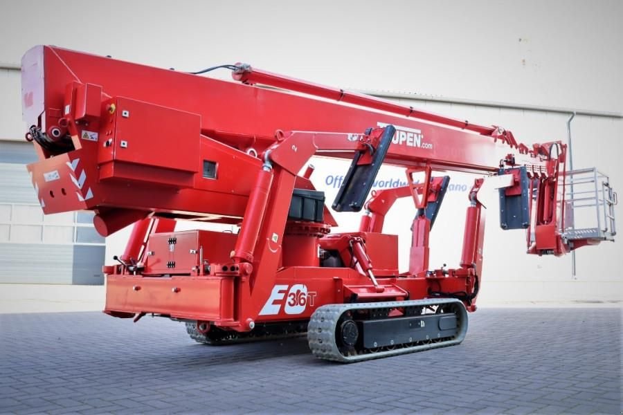 Teleskoparbeitsbühne des Typs Teupen Leo 36t 230 V Electric Motor + Diesel, Rubber Trac, Gebrauchtmaschine in Groenlo (Bild 3)