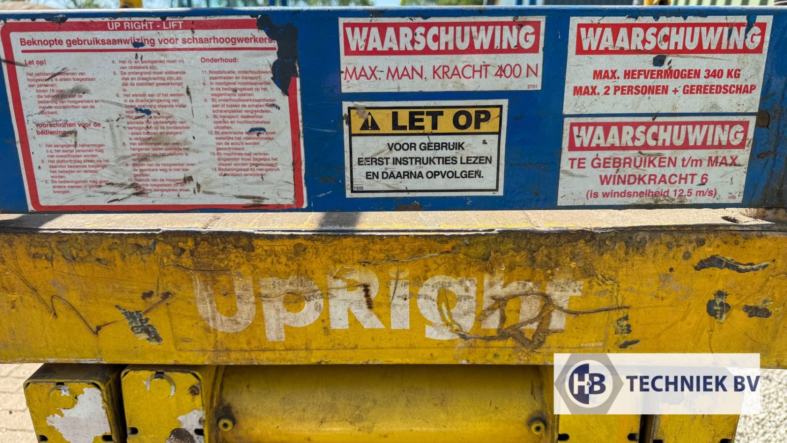 Teleskoparbeitsbühne tip Upright X32N, Gebrauchtmaschine in Boven-Leeuwen (Poză 9)