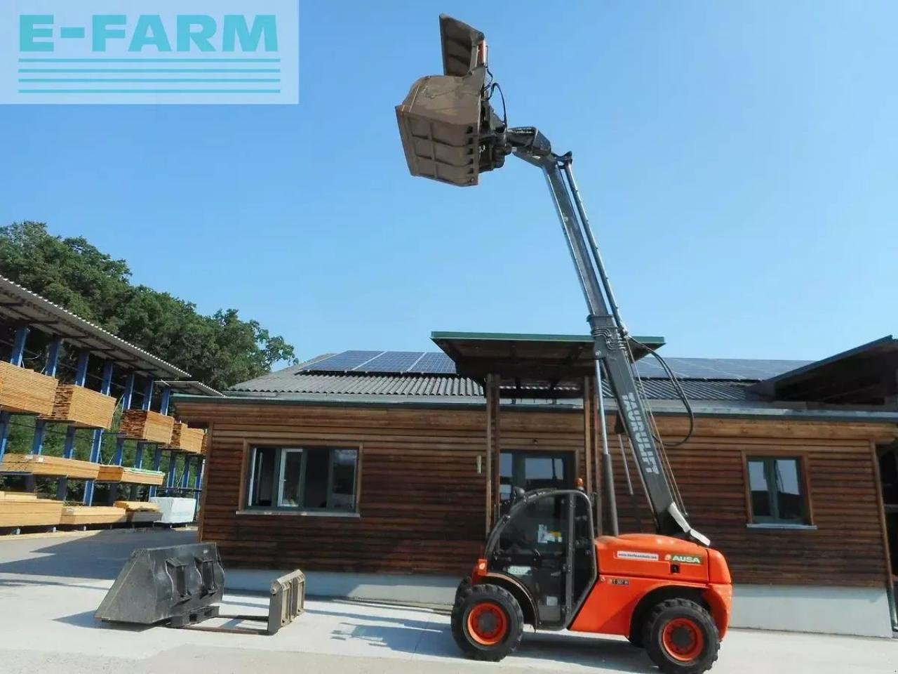 Teleskoplader typu Ausa t307h ( 3t 7m ) nur 2,07 hoch u. 2,02 breit !!, Gebrauchtmaschine v ST. NIKOLAI/DR. (Obrázek 7)