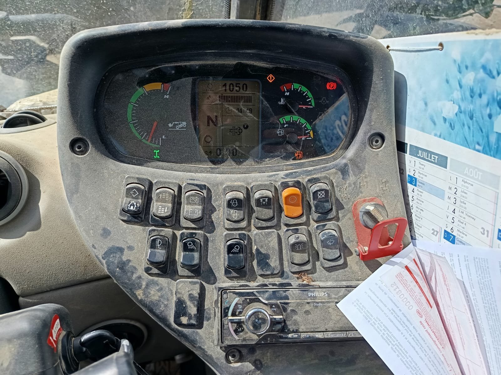 Teleskoplader типа Case IH FARMLIFT 633, Gebrauchtmaschine в Le Horps (Фотография 9)