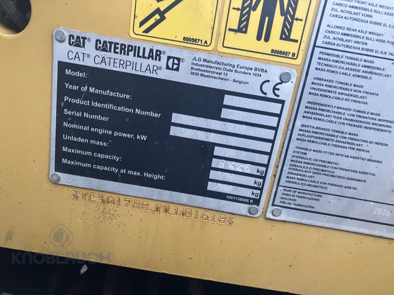 Teleskoplader of the type CAT TH 407, Gebrauchtmaschine in Stockach (Picture 12)