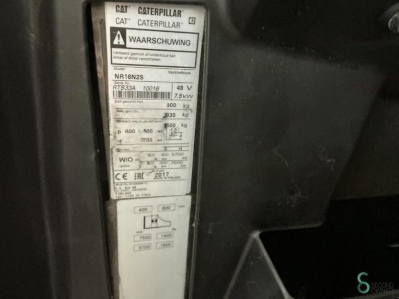 Teleskoplader van het type Caterpillar NR16N2S, Gebrauchtmaschine in Wijchen (Foto 10)
