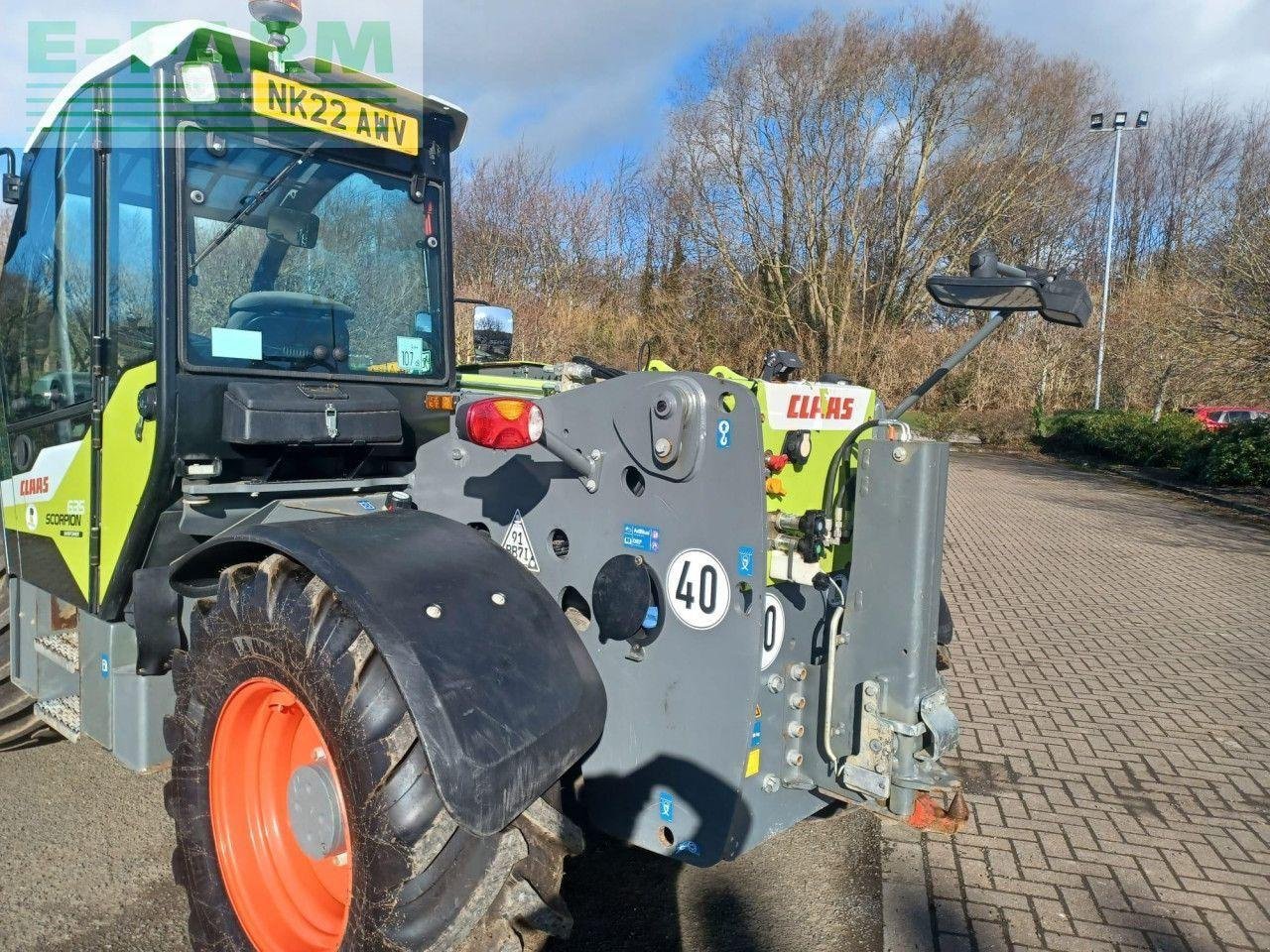 Teleskoplader του τύπου CLAAS SCORPION 635, Gebrauchtmaschine σε BOWBURN (Φωτογραφία 8)