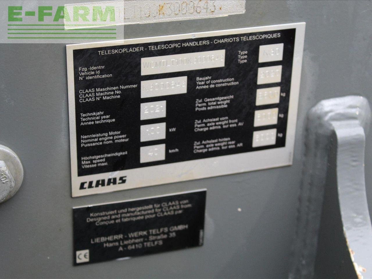 Teleskoplader tipa CLAAS SCORPION 635, Gebrauchtmaschine u PERTH (Slika 4)