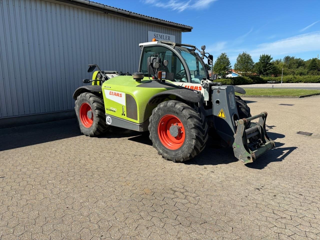 Teleskoplader типа CLAAS SCORPION 7030, Gebrauchtmaschine в Bramming (Фотография 10)