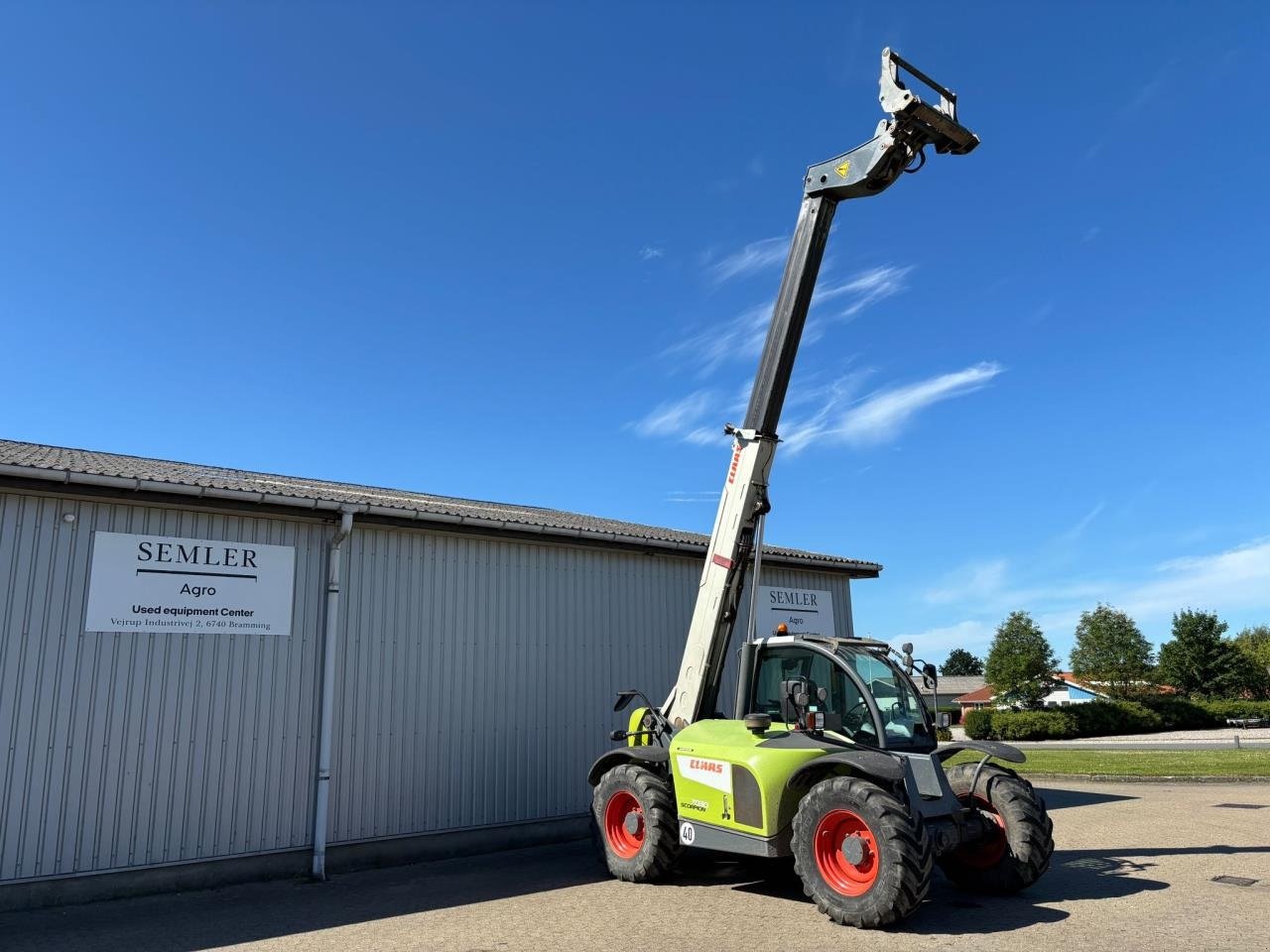 Teleskoplader типа CLAAS SCORPION 7030, Gebrauchtmaschine в Bramming (Фотография 14)