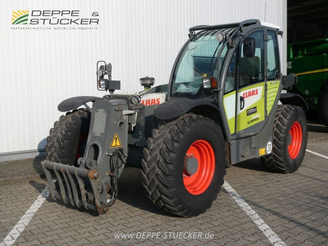 Teleskoplader типа CLAAS Scorpion 7040, Gebrauchtmaschine в Lauterberg/Barbis (Фотография 1)