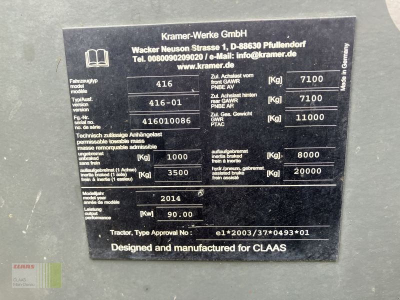 Teleskoplader του τύπου CLAAS SCORPION 7044, Vorführmaschine σε Wassertrüdingen (Φωτογραφία 28)