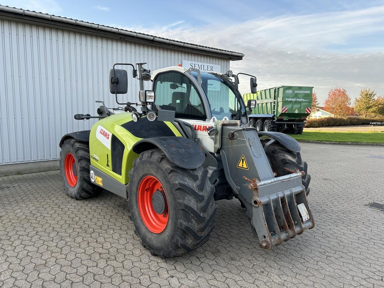 Teleskoplader a típus CLAAS SCORPION 7050, Gebrauchtmaschine ekkor: Bramming (Kép 9)