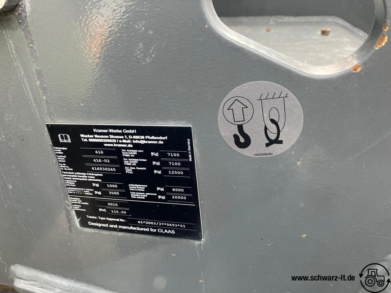 Teleskoplader tip CLAAS Scorpion 7055, Gebrauchtmaschine in Aspach (Poză 19)